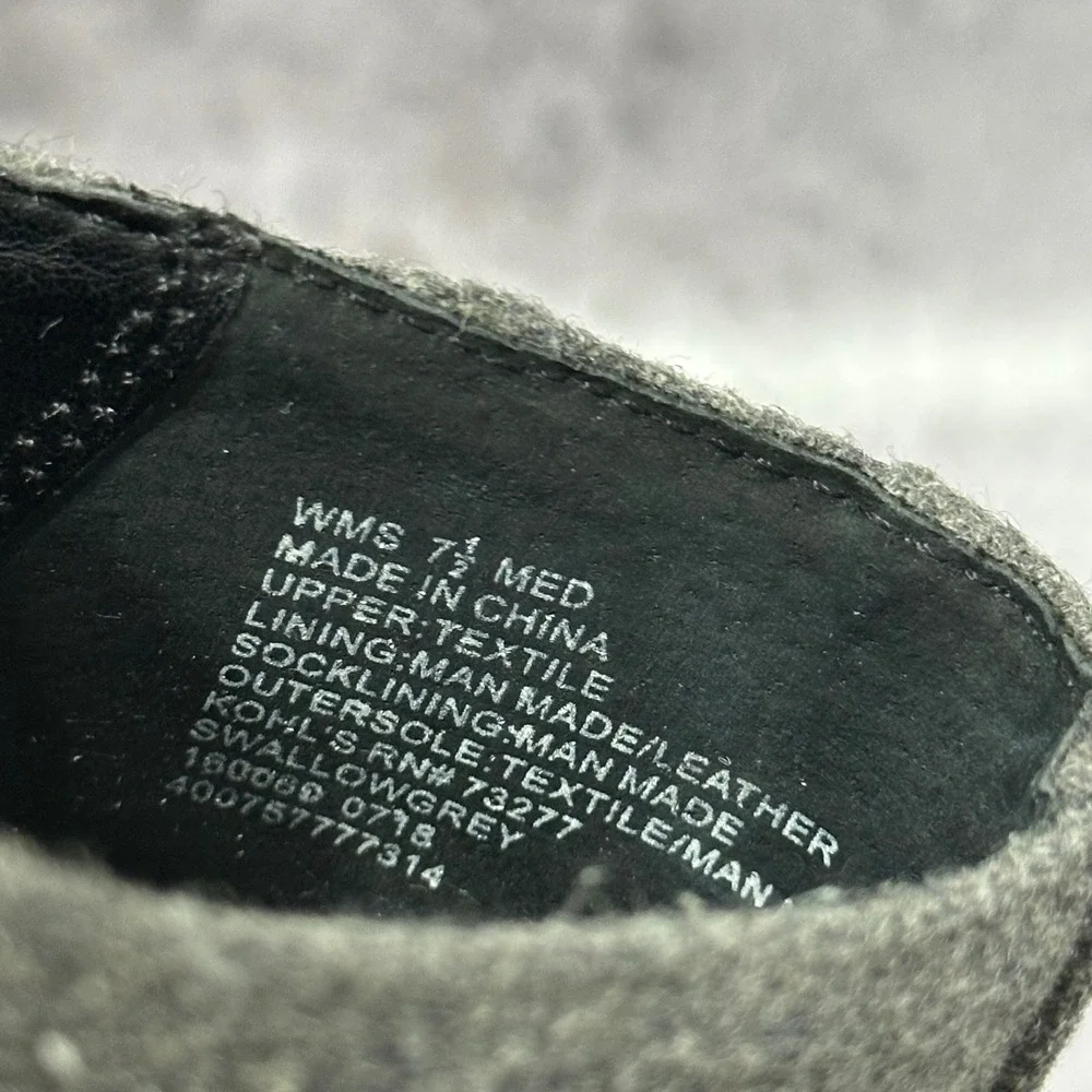 Simply Vera Vera Wang Swallow Loafers Womens 7.5 Studded Felt Slip On Shoes
